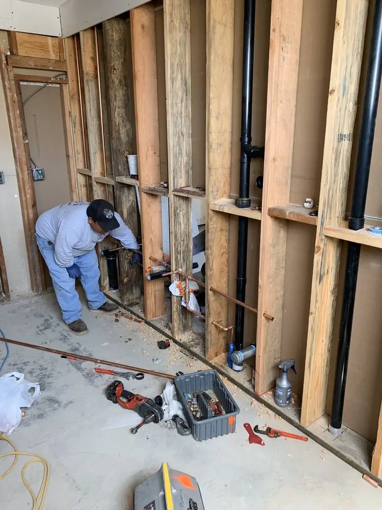 Commercial rough-in plumbing for Gas Line Repair in Ritzie Village